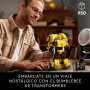 LEGO Icons Transformers Bumblebee Figura de Acción Articulada de Robot Coleccionable, Maqueta para Adultos, Kit de Construcción,