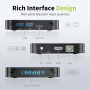 RUPA Android TV Box 13.0, 2025 8K Neueste TV Box mit RAM 4GB ROM 64GB WiFi6 Enternet 10/100M Bluetooth 5.0 USB3.0 Unterstützt 3D