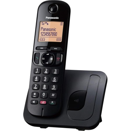 Panasonic KX-TGC250SPB Teléfono Inalámbrico Digital con Bloqueo De Llamadas No Deseadas, Pantalla Fácil De Leer, Altavoz Manos