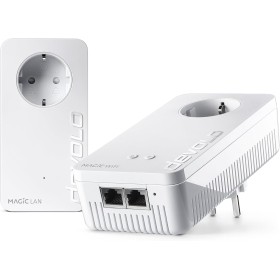 devolo 8823 Magic 2 WiFi 6 Starter Kit, adaptador powerline WiFi - hasta 2.400 Mbps, conexión WiFi de malla, LAN Gigabit 2X,