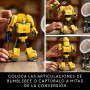 LEGO Icons Transformers Bumblebee Figura de Acción Articulada de Robot Coleccionable, Maqueta para Adultos, Kit de Construcción,