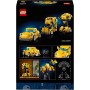 LEGO Icons Transformers Bumblebee Figura de Acción Articulada de Robot Coleccionable, Maqueta para Adultos, Kit de Construcción,