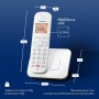 Panasonic KX-TGC250SPB Teléfono Inalámbrico Digital con Bloqueo De Llamadas No Deseadas, Pantalla Fácil De Leer, Altavoz Manos