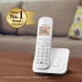 Panasonic KX-TGC250SPB Teléfono Inalámbrico Digital con Bloqueo De Llamadas No Deseadas, Pantalla Fácil De Leer, Altavoz Manos
