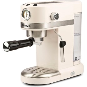 G3 Ferrari G10168 Amarcord Cafetera Espresso, 15 Bares, 1350 W, 1/2 Tazas, Termómetro, Calienta tazas, Depósito de 1,4 Litros, 3