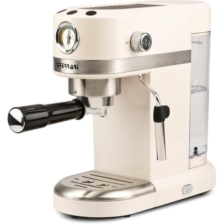 G3 Ferrari G10168 Amarcord Cafetera Espresso, 15 Bares, 1350 W, 1/2 Tazas, Termómetro, Calienta tazas, Depósito de 1,4 Litros, 3