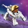 LEGO Creator 3 en 1 Astronauta Espacial de Juguete Convertible en Figura de Perro o en Maqueta de Nave de Ataque, Regalo del