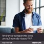 NETGEAR Repetidor Mesh WiFi 6 EAX15 | Amplificador de Señal Inalámbrica AX1800, | Cobertura hasta 100 m2 y 20 Dispositivos