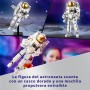 LEGO Creator 3 en 1 Astronauta Espacial de Juguete Convertible en Figura de Perro o en Maqueta de Nave de Ataque, Regalo del