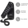 SPC Original Lite 2 – Teléfono Fijo sobremesa o Pared, Compacto y fácil de Usar, señal Luminosa 10 memorias indirectas, Teclas