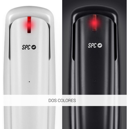 SPC Original Lite 2 – Teléfono Fijo sobremesa o Pared, Compacto y fácil de Usar, señal Luminosa 10 memorias indirectas, Teclas