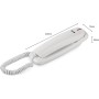 SPC Original Lite 2 – Teléfono Fijo sobremesa o Pared, Compacto y fácil de Usar, señal Luminosa 10 memorias indirectas, Teclas