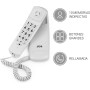 SPC Original Lite 2 – Teléfono Fijo sobremesa o Pared, Compacto y fácil de Usar, señal Luminosa 10 memorias indirectas, Teclas