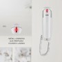 SPC Original Lite 2 – Teléfono Fijo sobremesa o Pared, Compacto y fácil de Usar, señal Luminosa 10 memorias indirectas, Teclas
