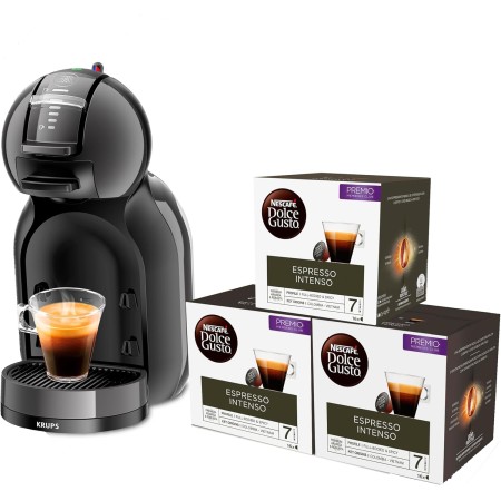 Krups Nescafé Dolce Gusto Mini Me S Cafetera de cápsulas con 15 bares de presión, capacidad 0.8 L, bebidas frías o calientes,