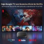 Google TV Box - Smart TV Box 4K HDR10+ UHD, Dolby Audio, certificación dual para Google y Netflix, 2GB+16GB, Screen Mirroring,