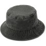KeepSa Sombrero de Pescador de Mezclilla Color sólido Verano Gorras para el Sol Hombre/Mujer 100% Algodón Plegable Cubo Pescador