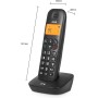 SPC Air – Teléfono Fijo inalámbrico con Pantalla iluminada, identificador de Llamadas, Agenda 20 contactos, Modo Mute, 5