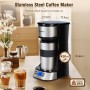 Aigostar Coffey - Cafetera de Goteo con taza aislada, Programable 24H, Pantalla LCD, 420 ml, Función AutoClean, Cafetera con