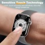 IQShield Protector de Pantalla para Apple Watch Series 10 46mm Cristal Templado, 3D Cobertura Completa, Sensible al Tacto, Sin