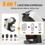 KOTLIE 19Bar Cafetera Espresso de Cápsulas Multifunción para Nespresso/Dolce Gusto/LAV*ZZA MIO y Cápsulas de Café Molido/ESE