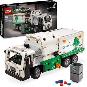 LEGO Technic Camión de Residuos Mack LR Electric, Vehículo Eléctrico de Juguete para el Reciclaje, Regalo para Niños y Niñas de