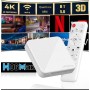 Box TV Android 14.0 H96 Max - Smart Wi-FI 6, 4K HDR10+, 2GB RAM + 16GB ROM, Mando Incluido, Bluetooth 5.0, Soporte Chromecast,
