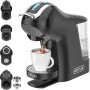 KOTLIE 19Bar Cafetera Espresso de Cápsulas Multifunción para Nespresso/Dolce Gusto/LAV*ZZA MIO y Cápsulas de Café Molido/ESE