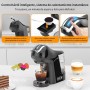 KOTLIE 19Bar Cafetera Espresso de Cápsulas Multifunción para Nespresso/Dolce Gusto/LAV*ZZA MIO y Cápsulas de Café Molido/ESE