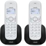 VTech CS1501 Teléfono inalámbrico Casa Duo, Teléfono Fijo DECT con Manos Libres y Bloqueo de Llamadas, Doble Carga,