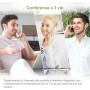 VTech CS1501 Teléfono inalámbrico Casa Duo, Teléfono Fijo DECT con Manos Libres y Bloqueo de Llamadas, Doble Carga,