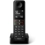Philips D4701B/34 - Teléfono Fijo Inalámbrico, 16h de Conversación, Retroiluminación, HQ-Sound, Manos Libres, Identificador de