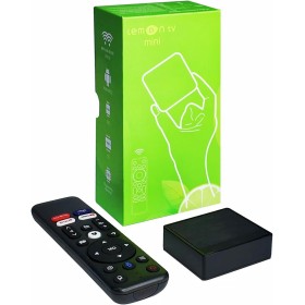 BOXPUT Lemon TV Mini Android TV Box, Android 12.0 TV Box, 2GB RAM 16GB ROM, H618/2.4G/5G Dual WiFi, BT5.4 Quad Core 4K Ultra HD