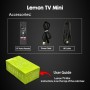 BOXPUT Lemon TV Mini Android TV Box, Android 12.0 TV Box, 2GB RAM 16GB ROM, H618/2.4G/5G Dual WiFi, BT5.4 Quad Core 4K Ultra HD