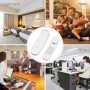 Bisofice Mini teléfono fijo con cable de escritorio teléfono fijo montado en la pared soporta las funciones