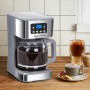 Taylor Swoden Cafetera Goteo, 1,5L(12 tazas) Cafetera con Filtro Reutilizable, Pantalla LCD, Programable 24h, Función AutoClean,
