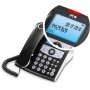 SPC Elegance ID – Teléfono Fijo sobremesa con Pantalla iluminada, 2 memorias directas, Agenda, identificador de Llamadas, Manos