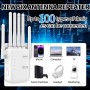 Repetidor WiFi, Amplificador señal WiFi, Extensor WiFi,6 Antenas, 2 Puertos LAN, Amplificador WiFi/Extensor WiFi/Repetidor/Ap