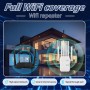 Repetidor WiFi, Amplificador señal WiFi, Extensor WiFi,6 Antenas, 2 Puertos LAN, Amplificador WiFi/Extensor WiFi/Repetidor/Ap