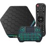 Android TV Box 12.0, TV Box Android 2024 4GB RAM 64GB ROM H618 Quad-core Android Box Soporta 4K 6K WiFi 6 2.4G/5G Dual WiFi BT
