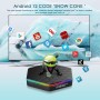 Android TV Box 12.0, TV Box Android 2024 4GB RAM 64GB ROM H618 Quad-core Android Box Soporta 4K 6K WiFi 6 2.4G/5G Dual WiFi BT