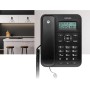 Motorola Voice - CT202 Teléfono con Cable, 10 Teclas de Memoria, Altavoz Manos libres, Música de Espera, Identificación de