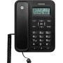 Motorola Voice - CT202 Teléfono con Cable, 10 Teclas de Memoria, Altavoz Manos libres, Música de Espera, Identificación de