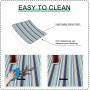 LIVEHITOP Manta de Picnic XXL Grande 200x200cm, Impermeable Portátil Compacto Alfombra para Outdoor Camping Jardín Familia al