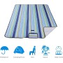 LIVEHITOP Manta de Picnic XXL Grande 200x200cm, Impermeable Portátil Compacto Alfombra para Outdoor Camping Jardín Familia al