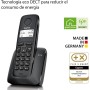 Gigaset A116 - Teléfono DECT Inalámbrico - Pantalla Gráfica Iluminada - Pantalla gráfica de 1,4" - Fácil de Usar, Negro