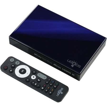 Ugoos SK1 8K Ultra HD TV Box Amlogic S928X-K Android 11.0 LPDDR4 8GB RAM 128GB WiFi6 1000M BT5.2 USB3.0 Soporte AV1 H.265 8K