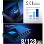 Ugoos SK1 8K Ultra HD TV Box Amlogic S928X-K Android 11.0 LPDDR4 8GB RAM 128GB WiFi6 1000M BT5.2 USB3.0 Soporte AV1 H.265 8K
