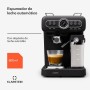 Klarstein Cafetera Expresso Automatica con Espumador de Leche, Cafetera Espresso 1.2 l. Cafeteras, Pequeña de Acero Inoxidable