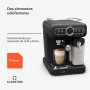 Klarstein Cafetera Expresso Automatica con Espumador de Leche, Cafetera Espresso 1.2 l. Cafeteras, Pequeña de Acero Inoxidable